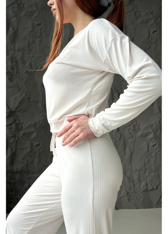 Бежева всесезон комплект для дому кофта + брюки Pijamoni 5335-5 beige