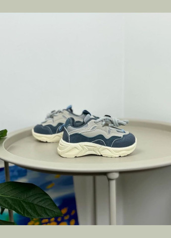 Синій всесезонні дитячі кросівки сині 1271 No Brand