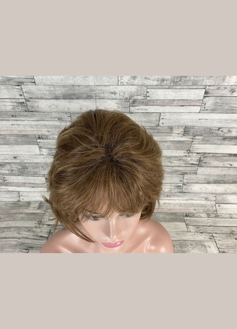 Перука світло-коричнева середньої довжини жіноча для жінок для щоденної носки No Brand 7479 (322056121)