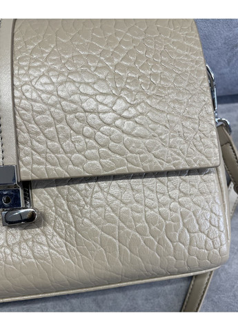 Сумка жіноча натуральна шкіра тиснення два ремінця кросбоді Genuine Leather Кросбоді (361292177)