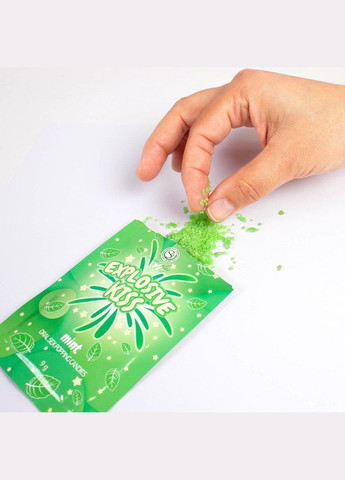 Стреляющие конфеты для орального секса мятные "Explosive Kiss Mint" (9 г) AAA (301021023)