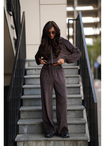 Велюровий костюм Luma Модель : 0133 Шоколад Україна (358932971)