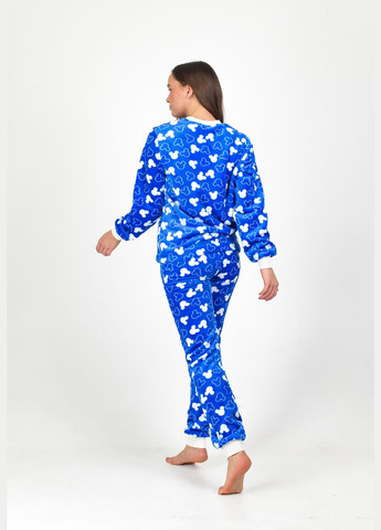 Синяя пижама женская для дома N.EL.