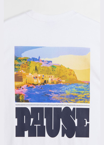 Белая футболка H&M