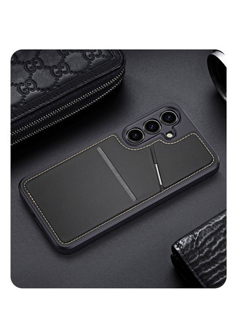 Чехол бампер противоударный Rafi Series MagSafe Magnetic Holder RFID для Samsung Galaxy S24 Black Dux Ducis (324234501)