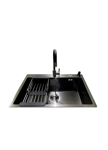 Комплект мийка + змішувач Arta U-650S Max BL (C) Romzha (322245058)