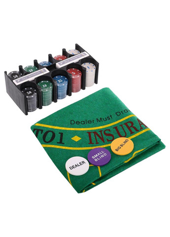 Набор для покера в металлической коробке 200T 200 фишек SP-Sport (324220129)