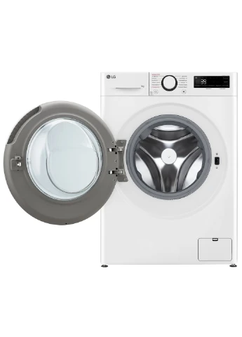 Стиральная машина Нержавеющая сталь 8 кг 1200 об/мин Белый LG (386702777)