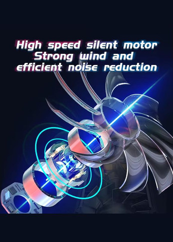 Підставка для ноутбука з охолодженням D10 з RGB-підсвічуванням Laptop Cooling Pad, Black VHG (334305232)