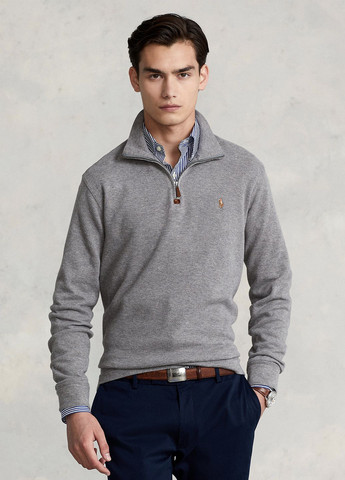 Серый демисезонный свитер rl0005m Ralph Lauren