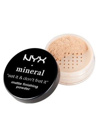 Мінеральна розсипчаста пудра Mineral Finishing Powder LIGHT/MEDIUM (MFP01) NYX Professional Makeup (279364240)
