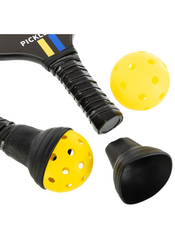 Набор для пикболбола 2 ракетки, 4 мяча, полотенце с чехлом PICKLEBALL MT-8730 (древесина, пластик) SP-Sport (361435548)