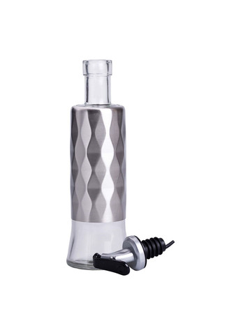 Бутылка для масла с дозатором 300 мл, хром Yiwu (328603739)