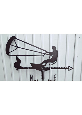 Флюгер Кайтсерфингист, флюгер на кровлю из металла 2 мм. No Brand (368896702)