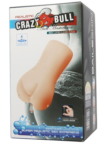 Мастурбатор-анус Crazy Bull - Realistic 3D Life-Like ASS Water lubricant, BM-009194K LyBaile (285272706)