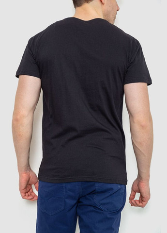 Чорна футболка мужская патриотическая, колір чорний, Ager