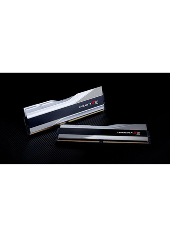 Модуль пам'яті для комп'ютера DDR5 32GB (2x16GB) 6000 MHz Trident Z5 RGB Silver (F5-6000J3636F16GX2-TZ5RS) G.SKILL (305319882)