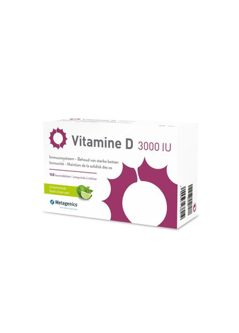 Витамин D 3000 IU поддержка иммунитета, костей и энергии (168 табл.) Metagenics (328939349)