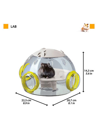 Модульный домик FPI 4826 Lab для хомяков 84826099 Ferplast (272107615)