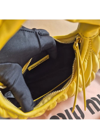 Женская сумка Miu Miu 2178 желтая No Brand (367041107)
