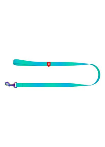 Повідок для собак (46612) WAUDOG Nylon Recycled M Ш 20 мм Д 122 cм блакитний (366496656)