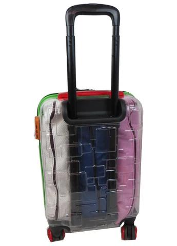 Прозора мала пластикова валіза + комплект органайзерів 42L My Luggage No Brand (361157052)
