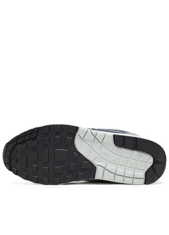 Сірі кросівки чоловічі air max 1 essential grey/blue Nike