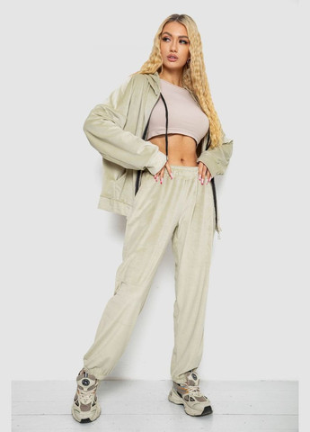 Спортивний костюм жіночий велюровий, колір блакитний, 238R107-1 Ager (327875234)