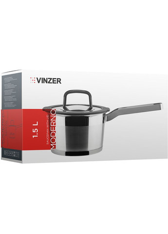 Ковш Moderno Graphite 1.5 л (50070) Vinzer (323048371)