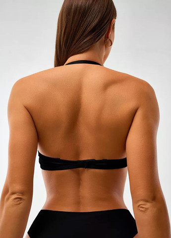 Чёрный базовый бесшовный бюстгалтер-трансформер Veronica с косточками