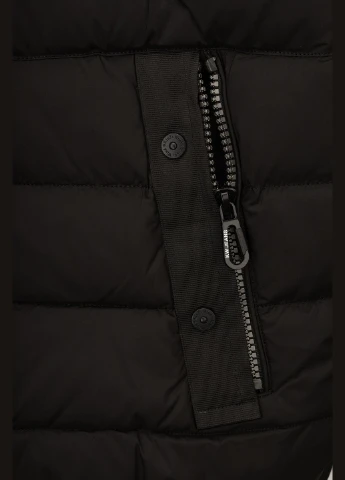 Черная демисезонная куртка зимняя мужская 3502-1 Kings Wind