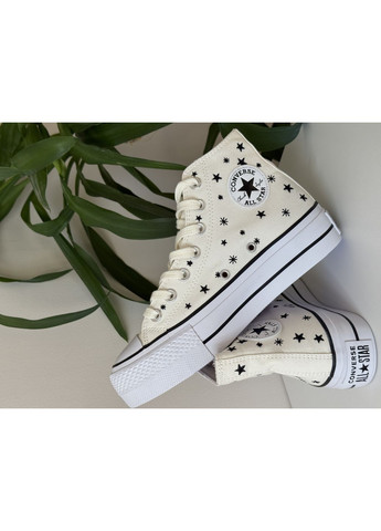 Кросівки жіночі Converse Chuck Taylor All Star High | Конверс Чак Тейлор білі No Brand білі демісезони (366576509)