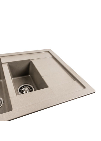 Гранітна мийка для кухні 7850W TOSKANA матовий Титан Platinum (269793751)