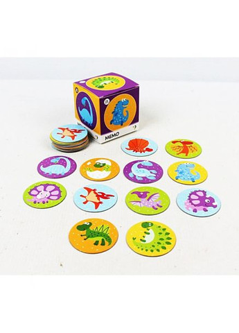 Дитяча настільна гра мемо "Динозаври" DoDo 300142, 24 фішки DoDo Toys (334160817)
