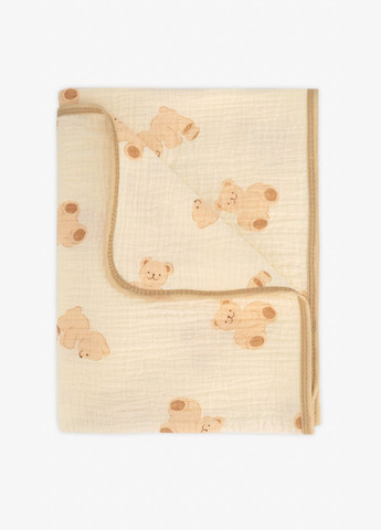 Плед детский 695-5 Медведь Молочный shop (2000999156502) No Brand (362746630)