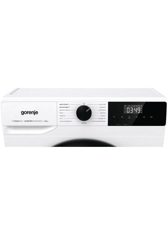 Пральна машина W1NHPI84AS фронтальна, 8кг, 1400, A+++, 55см, дисплей, пара, інвертор, Gorenje (364275246)