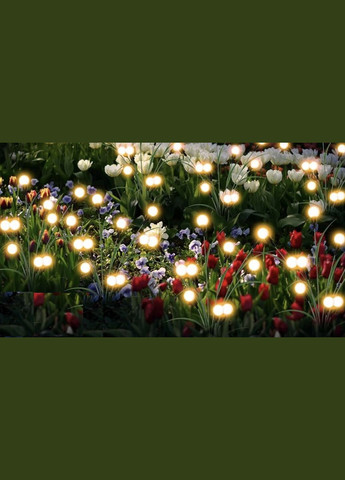 Декоративний сонячний садовий світильник Firefly Skylight із зеленим листям, 2 шт. SunLamp (304425747)