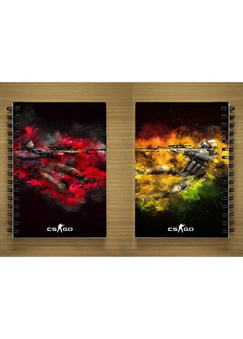 Блокнот Sketchbook Скетчбук з принтом game Counter Strike Global Offensive | CS GO #01 Kika (369503188)