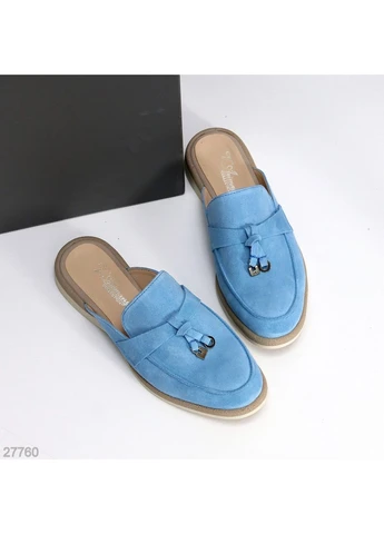 Блакитні мюлі No Brand (402230853)