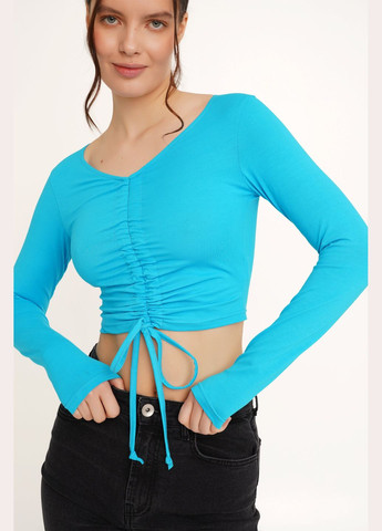 Топ однотонный женский WTC02312 Бирюзовый shop (2000990424730) LAWA (329034163)