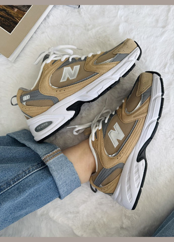Кросівки жіночі New Balance 530 Brown Grey White | Нью Баланс 530 коричневі No Brand коричневі демісезони (342059650)
