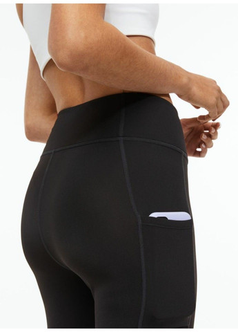 Жіночі спортивні легінси Н&М (56863) XS Чорні H&M (289361066)