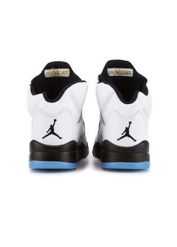 КРОССОВКИ ЖЕНСКИЕ NIKE AIR JORDAN 5 RETRO OLYMPIC WHITE НАЙК АИР ДЖОРДАН No Brand белые демисезоны (368862474)