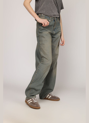 Джинси horseshoe жіночі колір блакитний CB-00271102 Yuki - (323142711)