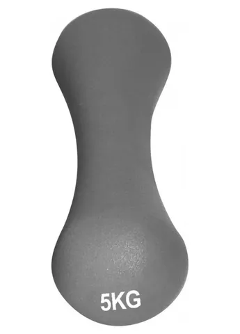 Гантель неопреновая PowerPlay 4126 Spartacus 5 кг. Серая (1шт.) No Brand (410918666)
