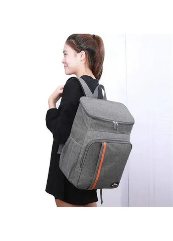 Сумка - рюкзак на 18 літрів TMBOX-03 зберігання холоду до 12 годин та тепла до 6 годин Сірий Good Idea (351361712)