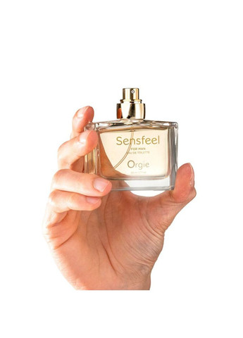 Мужские духи с феромонами Sensfeel for Man (50 мл), цитрусово-древесный аромат Orgie (367723053)