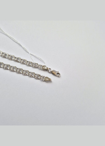 Срібний ланцюжок Бісмарк см срібло 925 проби Родоване 913р2/55 11.90г No Brand (323223231)