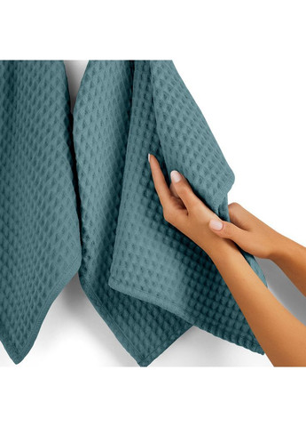 Рушник вафельний Olympic Greek Waffle 40x70 см Бірюзовий Cosas бірюзовий