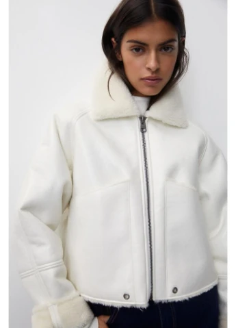 Укороченная куртка дубленка 7712/361 Pull & Bear (370205003)